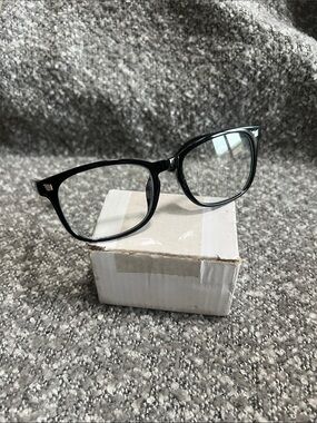 New blue light Classic Black Rectangular Eyeglasses